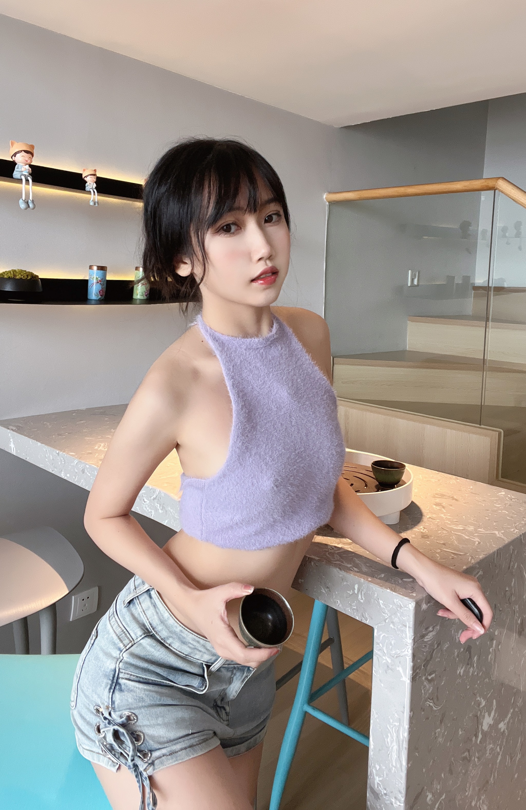 不呆猫 - NO.041 紫色人妻日常[33P1V]-XikXak
